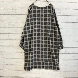 Ambery Checked Pattern Flattering Dress